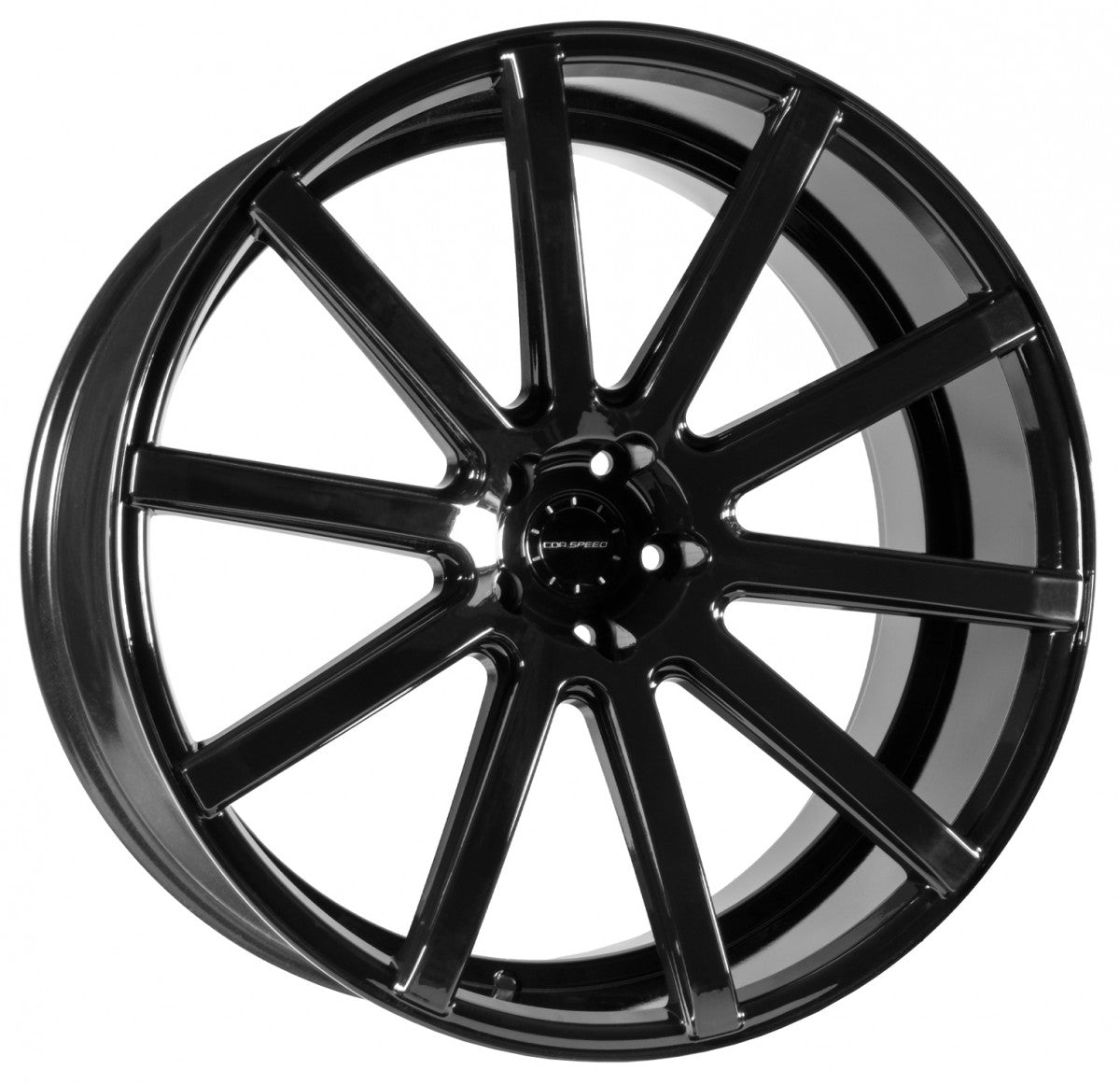 Corspeed Deville higloss-black Alufelge 10.5x22 Zoll ET25 LK 5x112 ML73.1