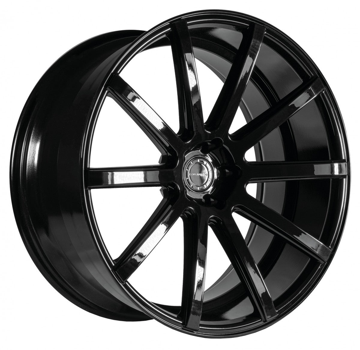 Corspeed Deville higloss-black Alufelge 10.5x22 Zoll ET25 LK 5x112 ML73.1 – Bild 3