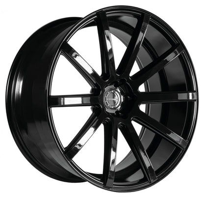 Corspeed Deville higloss-black Alufelge 10.5x22 Zoll ET25 LK 5x112 ML73.1 – Bild 3