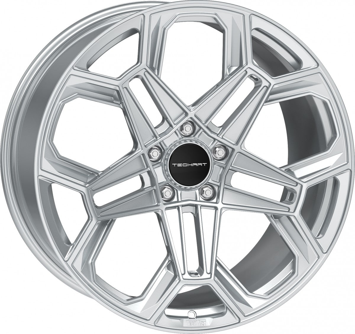 Proline Techart Daytona II arctic silver Alufelge 9x20 Zoll ET46 LK 5x130 ML71.5