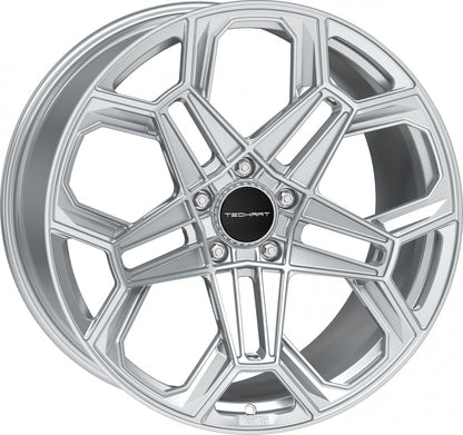 Proline Techart Daytona II arctic silver Alufelge 9x20 Zoll ET46 LK 5x130 ML71.5