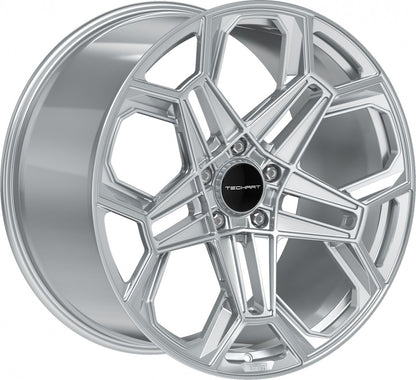 Proline Techart Daytona II arctic silver Alufelge 9x20 Zoll ET46 LK 5x130 ML71.5 – Bild 3