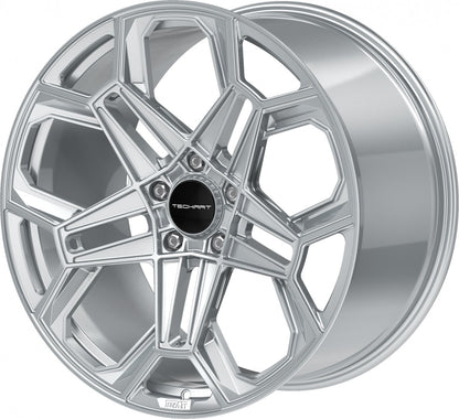 Proline Techart Daytona II arctic silver Alufelge 9x20 Zoll ET46 LK 5x130 ML71.5 – Bild 8