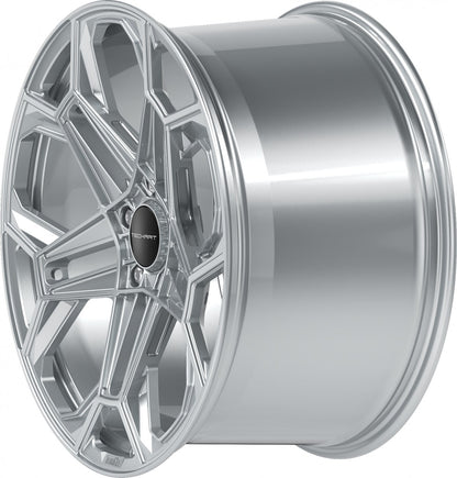 Proline Techart Daytona II arctic silver Alufelge 9x20 Zoll ET46 LK 5x130 ML71.5 – Bild 10