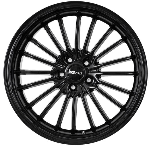Brock / RC B24-GP Schwarz Glanz (SG) Alufelge 8.5x19 Zoll ET45 LK 5x112 ML66.6