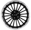 Brock / RC B24-GP Schwarz Glanz Horn Poliert (SGHP) Alufelge 9x20 Zoll ET35 LK 5x114.3 ML72.6