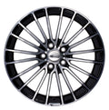 Brock / RC B24 Schwarz Glanz Voll Poliert (SGVP) Alufelge 7.5x17 Zoll ET48 LK 5x114.3 ML72.6