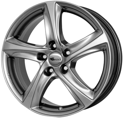 Brock / RC B25 Chromsilber (CSS) Alufelge 8x18 Zoll ET35 LK 5x112 ML66.6 – Bild 2