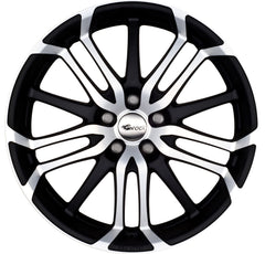 Brock / RC B26 Schwarz Matt Voll Poliert (SMVP) Alufelge 8x18 Zoll ET30 LK 5x112 ML66.6