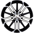 Brock / RC B26 Schwarz Matt Voll Poliert (SMVP) Alufelge 7.5x17 Zoll ET25 LK 4x108 ML65.1
