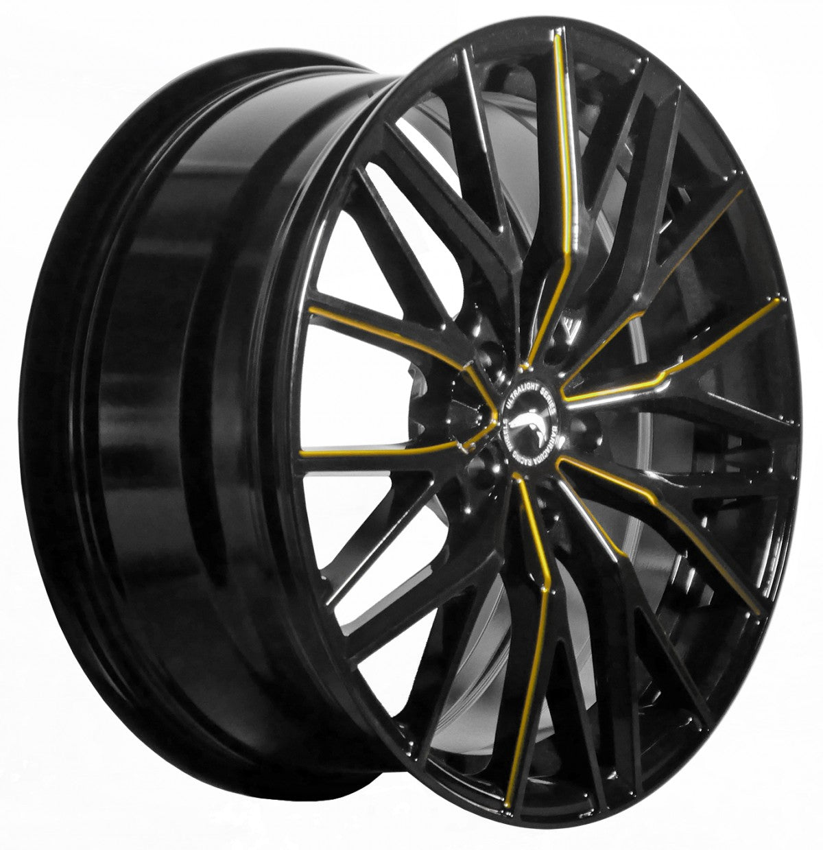 Barracuda Project 3.0 black gloss flashgold Alufelge 8.5x20 Zoll ET28 LK 5x112 ML73.1 – Bild 3