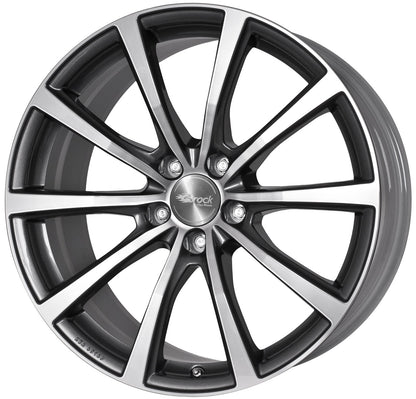 Brock / RC B32 Himalaya Grey Voll Poliert (HGVP) Alufelge 8.5x20 Zoll ET25 LK 5x120 ML72.6 – Bild 2