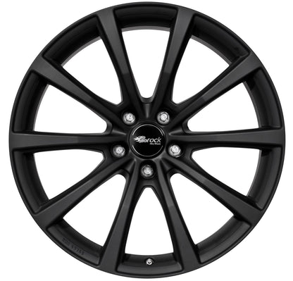 Brock / RC B32 Schwarz Klar Matt (SKM) Alufelge 9.5x20 Zoll ET22 LK 5x112 ML66.6
