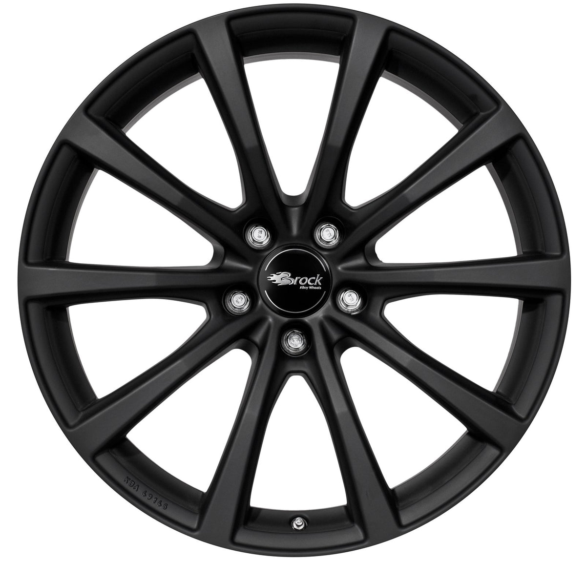 Brock / RC B32 Schwarz Klar Matt (SKM) Alufelge 11x20 Zoll ET50 LK 5x112 ML57.1