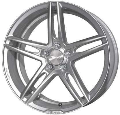 Brock / RC B33 Kristallsilber (KS) Alufelge 8x18 Zoll ET35 LK 5x114.3 ML72.6 – Bild 2