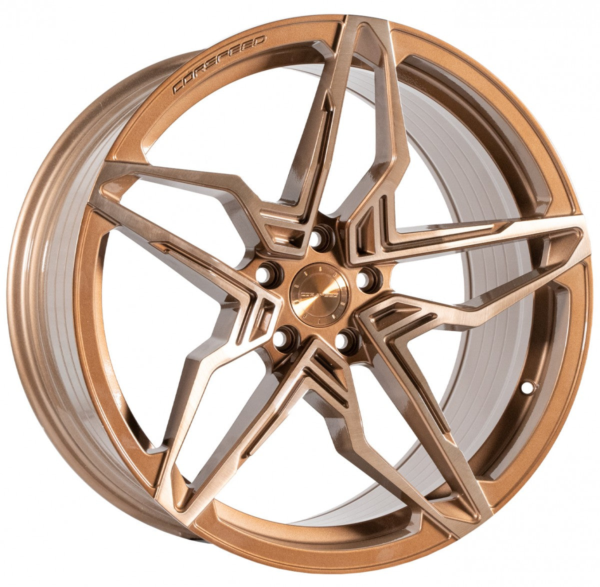 Corspeed Kharma higloss-bronze brushed surface Alufelge 8.5x19 Zoll ET35 LK 5x120 ML72.6