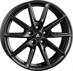 Akoni AK09 black matt Alufelge 8x18 Zoll ET48 LK 5x112 ML66.6