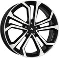 Akoni AK04 black polished Alufelge 7x18 Zoll ET22 LK 5x112 ML66.6