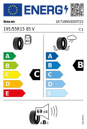 Nexen N Blue HD PLUS DOT23 195/55 R15 85V DOT DOT23 – EU-Reifenlabel