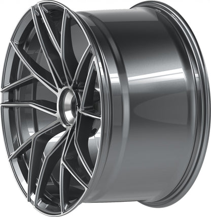 Proline Techart Formula VII Race grey polished Alufelge 12x21 Zoll ET42 LK 1x1 ML84 – Bild 10