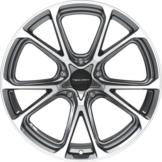 Proline Techart Formula VI grey polished Alufelge 11.5x22 Zoll ET59 LK 5x130 ML71.5 – Bild 2