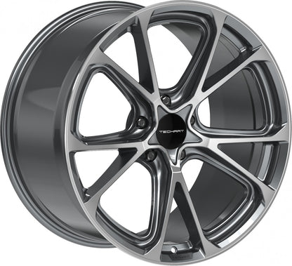 Proline Techart Formula VI grey polished Alufelge 11.5x22 Zoll ET59 LK 5x130 ML71.5 – Bild 3