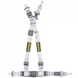 Schroth Quickfit asm silber mit SCHROTH RACING Logo rechts für BMW E36