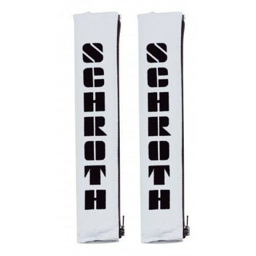 Schroth 2 Gurtpolster silber mit schwarzem Flock