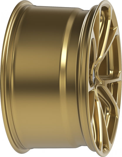 Proline Techart Formula VI marsgold Alufelge 9.5x21 Zoll ET60 LK 5x130 ML71.5 – Bild 6