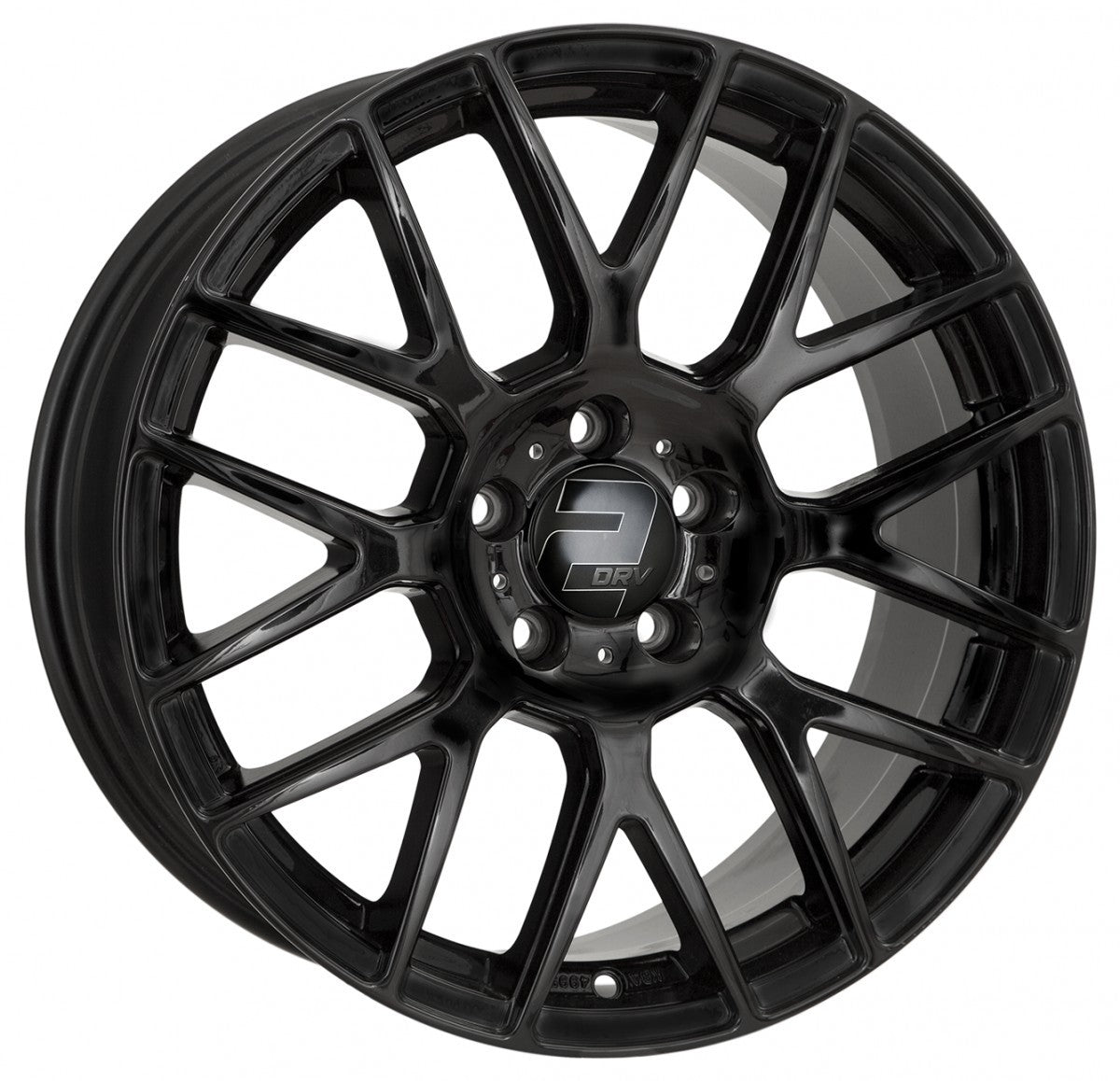 2DRV WH26 schwarz glänzend lackiert - DEMO1 Alufelge 8.5x19 Zoll ET35 LK 5x120 ML72.6