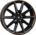 Akoni AK09 black matt rim copper Alufelge 8x19 Zoll ET44 LK 5x112 ML66.5