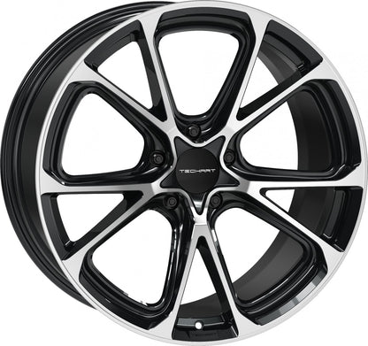 Proline Techart Formula VI black polished Alufelge 11.5x22 Zoll ET59 LK 5x130 ML71.5