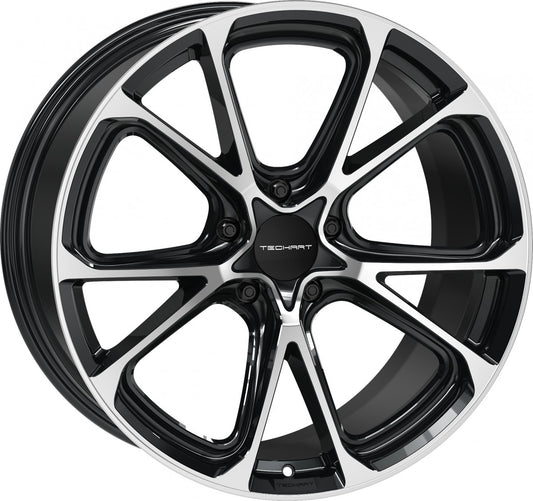 Proline Techart Formula VI black polished Alufelge 11.5x22 Zoll ET59 LK 5x130 ML71.5