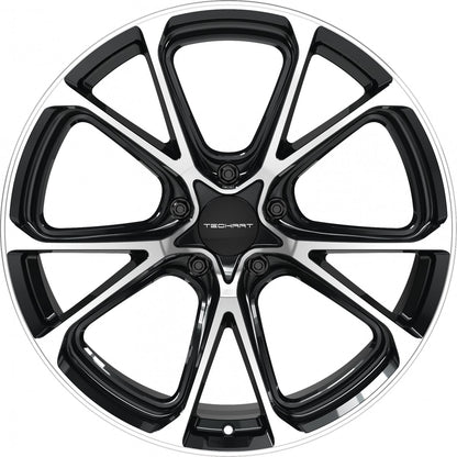 Proline Techart Formula VI black polished Alufelge 11.5x22 Zoll ET59 LK 5x130 ML71.5 – Bild 2