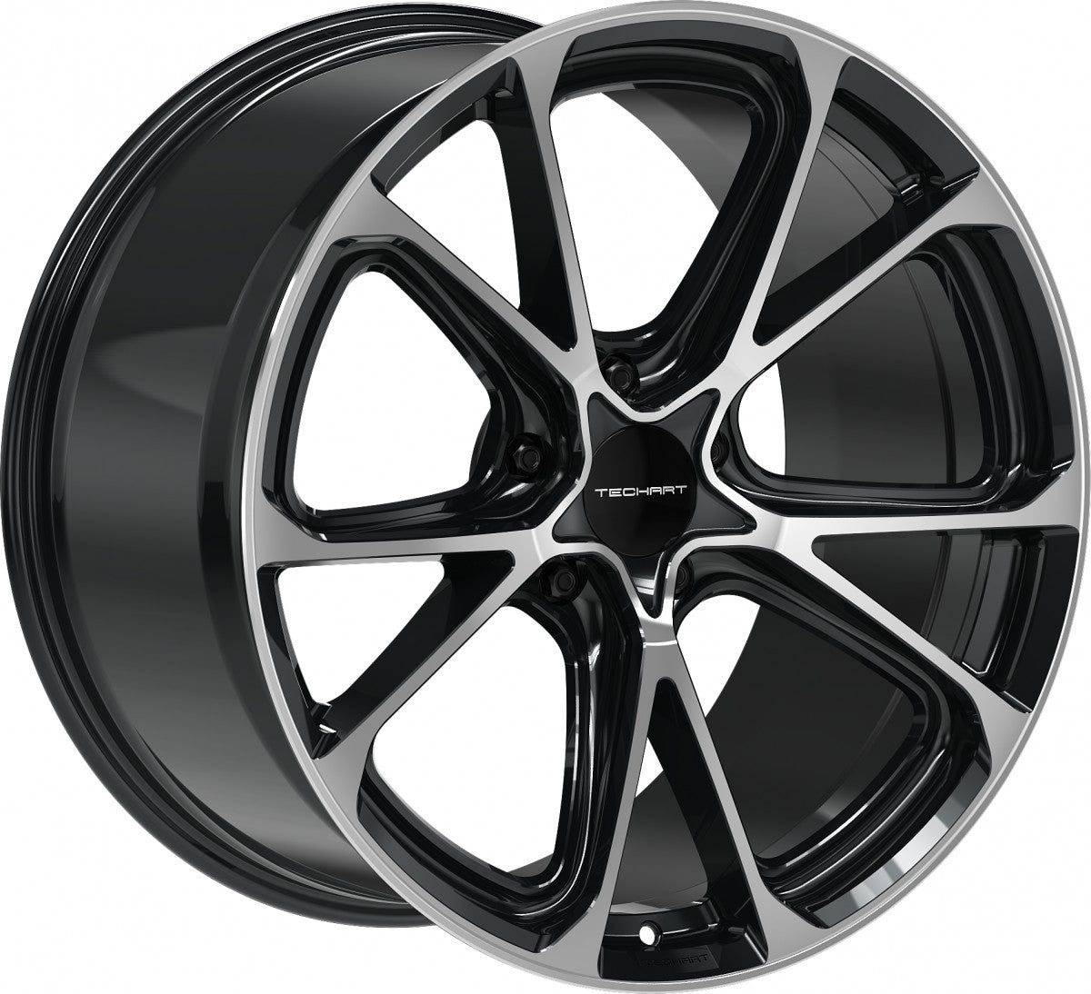 Proline Techart Formula VI black polished Alufelge 11.5x22 Zoll ET59 LK 5x130 ML71.5 – Bild 3