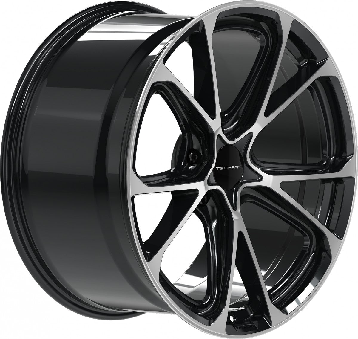 Proline Techart Formula VI black polished Alufelge 11.5x22 Zoll ET59 LK 5x130 ML71.5 – Bild 4