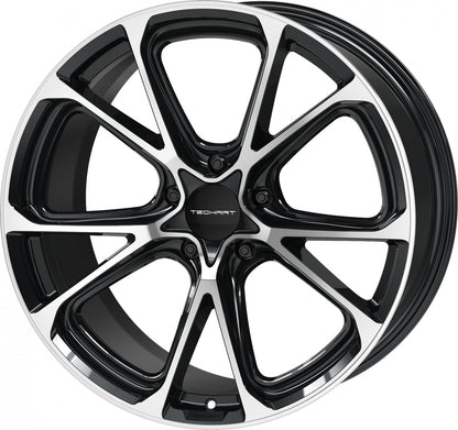 Proline Techart Formula VI black polished Alufelge 11.5x22 Zoll ET59 LK 5x130 ML71.5 – Bild 7