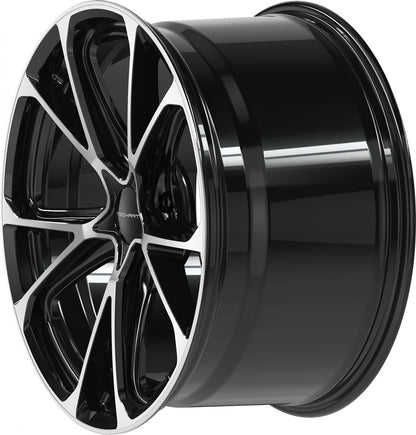 Proline Techart Formula VI black polished Alufelge 11.5x22 Zoll ET59 LK 5x130 ML71.5 – Bild 10