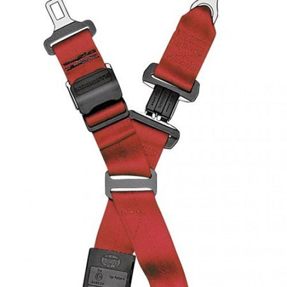 Schroth Quickfit asm rot mit SCHROTH RACING Logo rechts für VW, Audi, Skoda, Seat – Bild 2