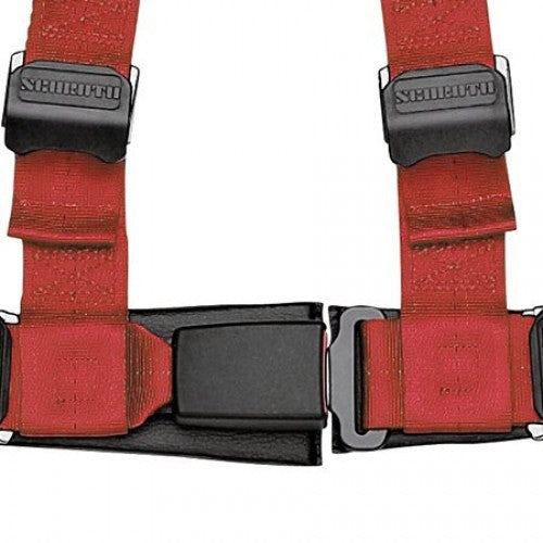 Schroth Quickfit asm rot mit SCHROTH RACING Logo rechts für VW, Audi, Skoda, Seat – Bild 3