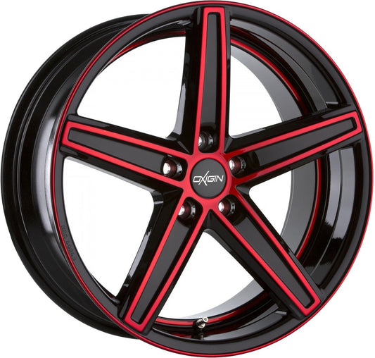 Oxigin 18 Concave red polish HD - DEMO3 Alufelge 10.5x20 Zoll ET23 LK 5x112 ML66.6
