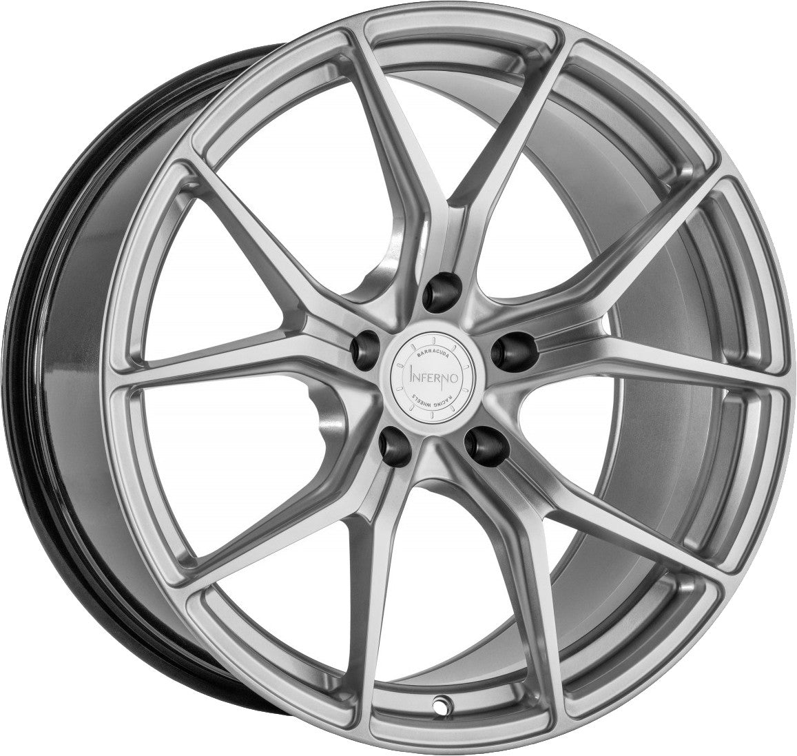 Barracuda Inferno silver Alufelge 10x20 Zoll ET20 LK 5x112 ML73.1