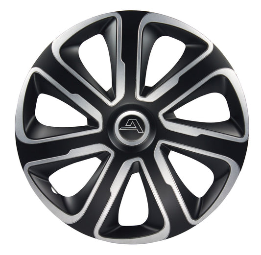 Alcar 4x Radzierblenden Livorno schwarz 15 Zoll