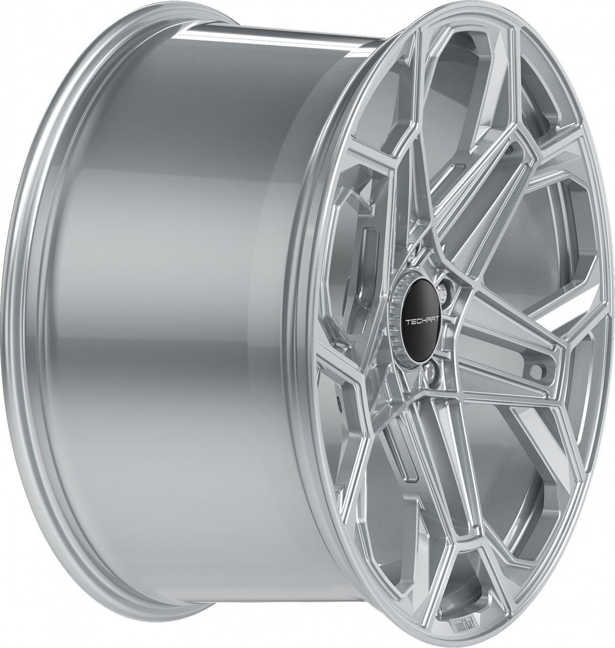 Proline Techart Daytona II arctic silver Alufelge 12x22 Zoll ET70 LK 5x130 ML71.5 – Bild 5