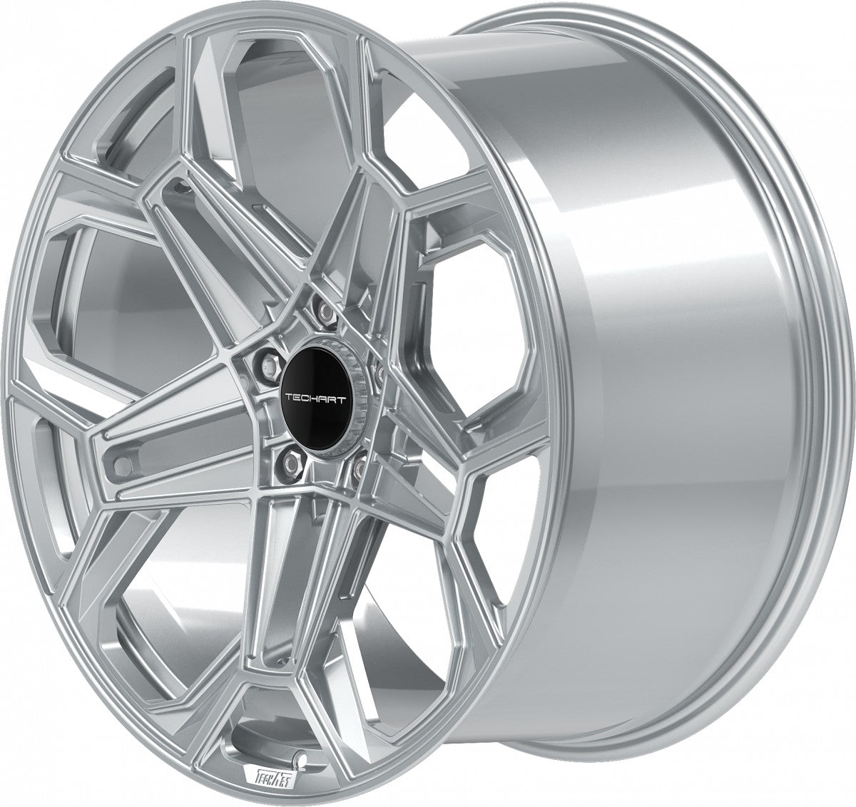 Proline Techart Daytona II arctic silver Alufelge 12x22 Zoll ET70 LK 5x130 ML71.5 – Bild 9