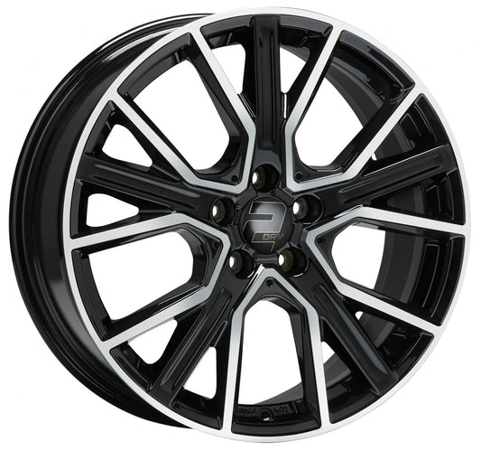 2DRV WH34 schwarz hochglanzpoliert - DEMO1 Alufelge 9x21 Zoll ET22 LK 5x112 ML66.6