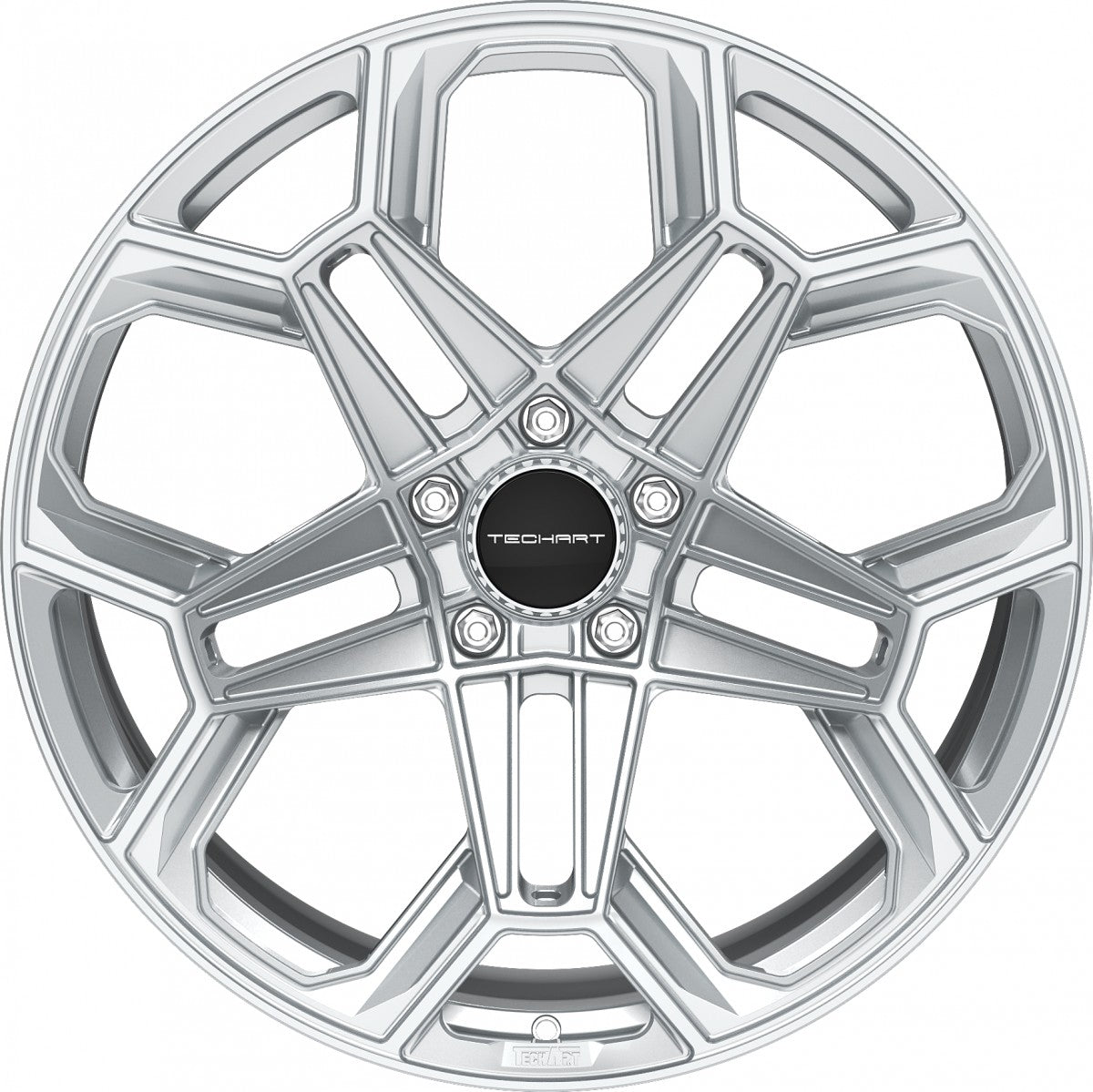 Proline Techart Daytona II arctic silver Alufelge 11.5x22 Zoll ET58 LK 5x130 ML71.5 – Bild 2