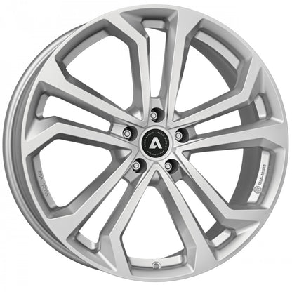 Akoni AK04 silver Alufelge 7x17 Zoll ET39 LK 5x114.3 ML60.1