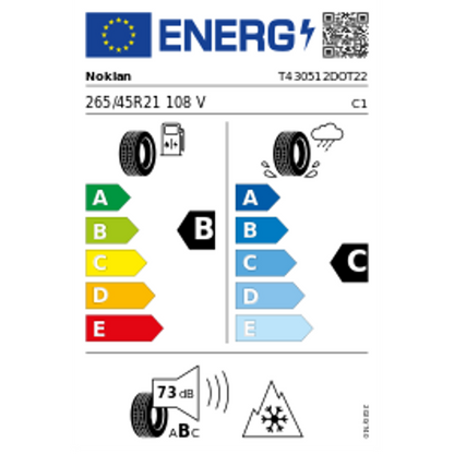 Nokian WR SUV 4 XL Elect 3PMSF DOT22 265/45 R21 108V DOT DOT22 – Bild 3