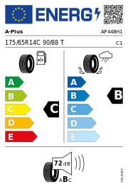 A-Plus A867 6PR DOT23 175/65R14C 90/88T DOT DOT23 – EU-Reifenlabel